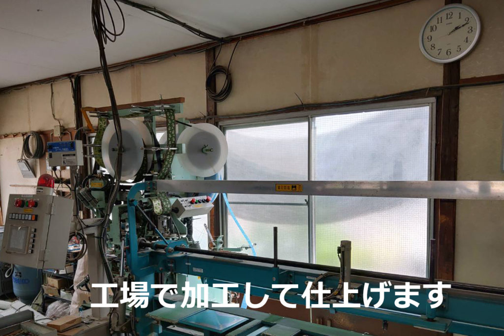 工場で作業