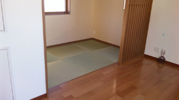 琉球畳　裏返し